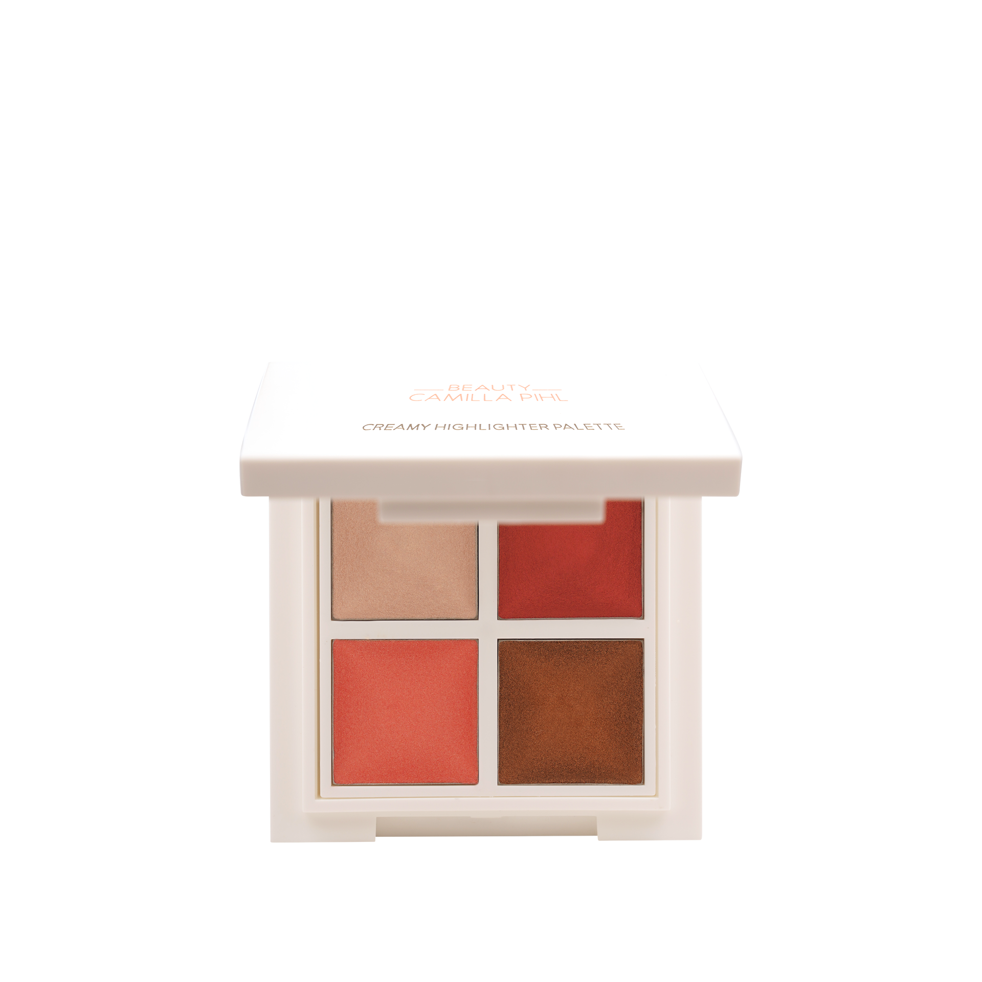 Coral Creamy Highlighter Palette
