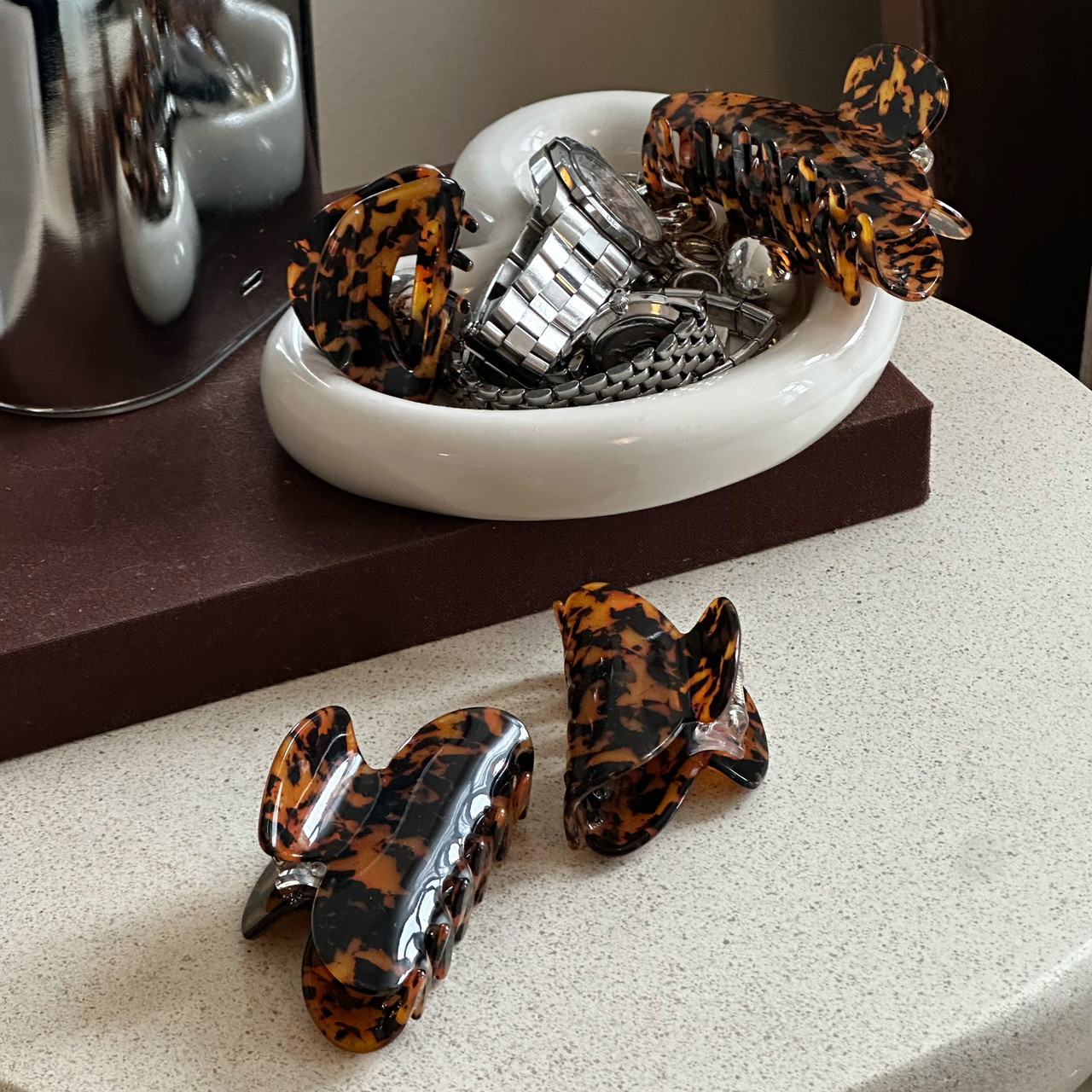 Hair Clip Tortoise Small