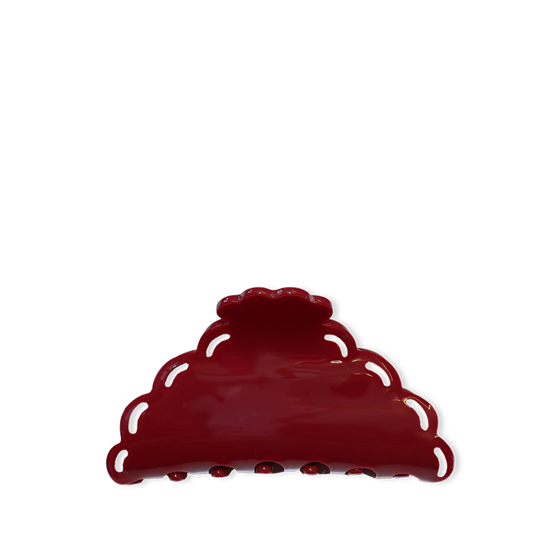 Hair Clip Burgundy Large