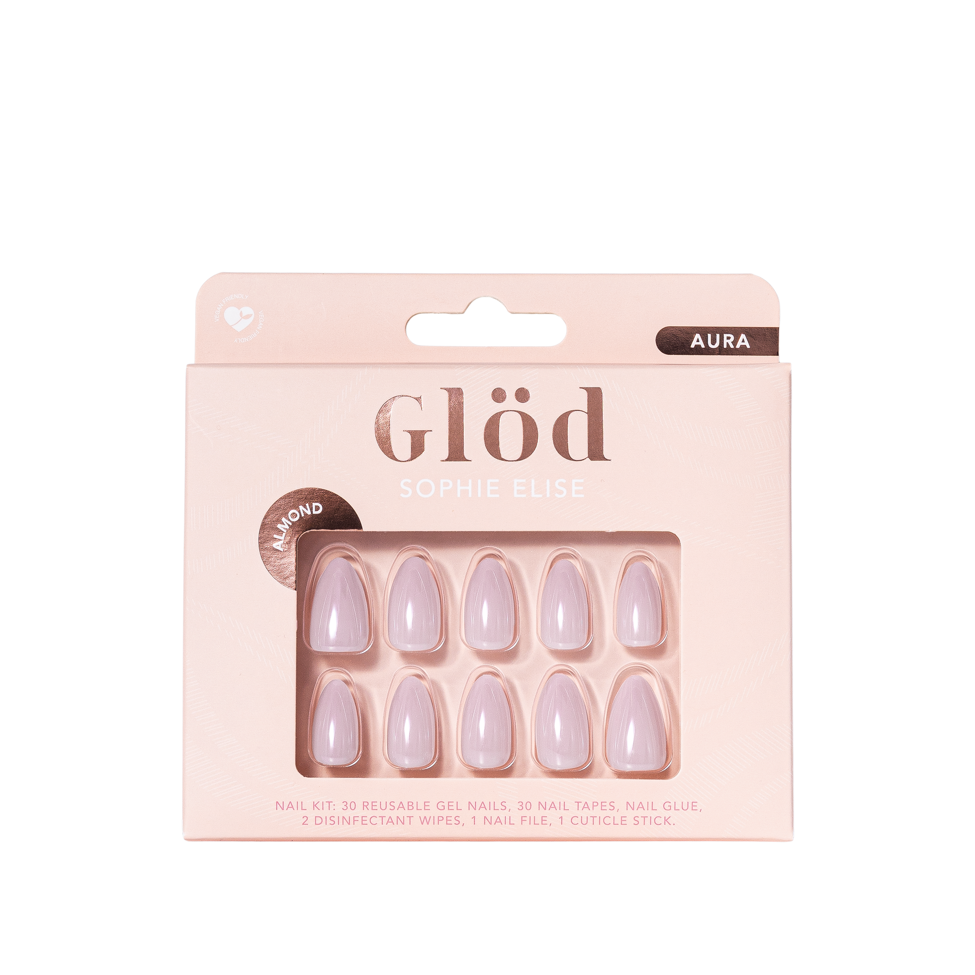Gel Nails Almond Aura