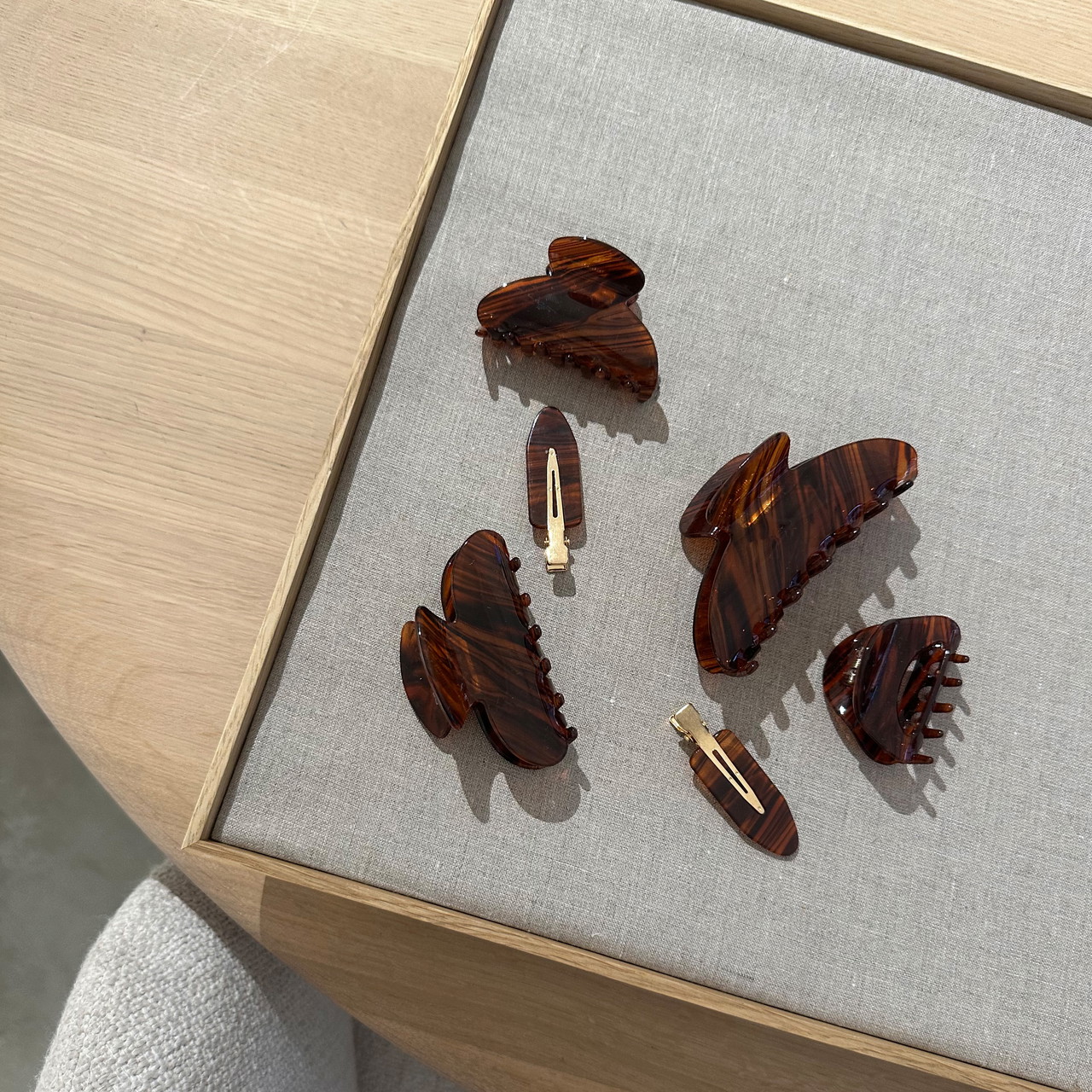 Hair Clip Chestnut Small